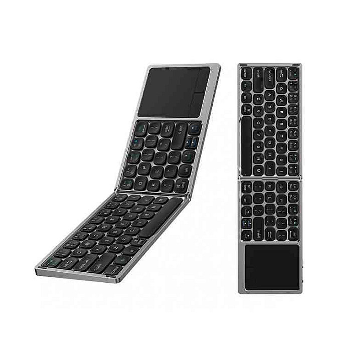 WiWU FMK-04 Fold Mini Rechargeable Wireless Keyboard with Touch...